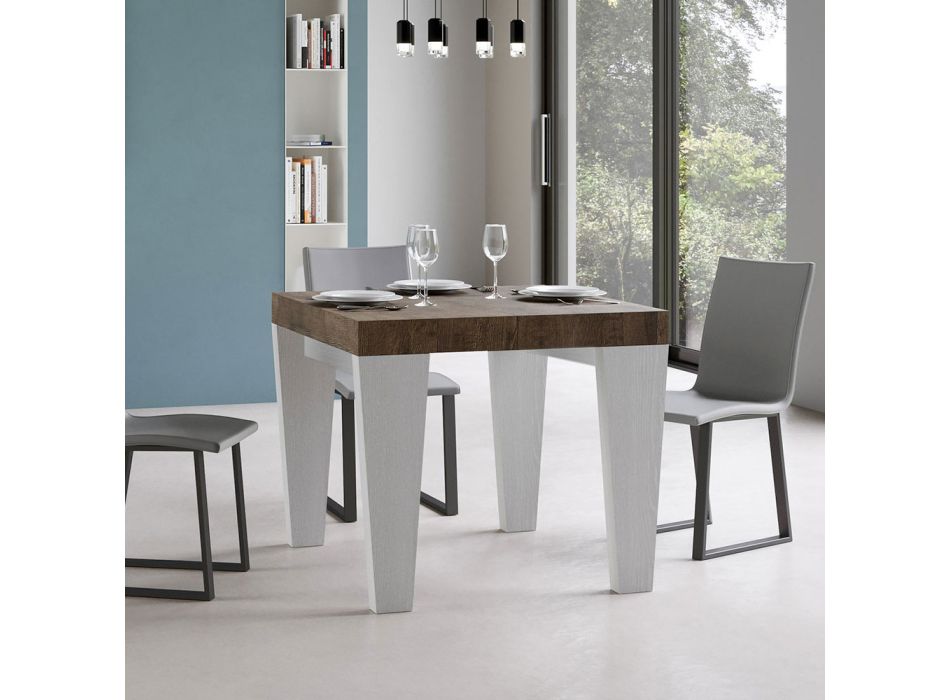 Moderner ausziehbarer Tisch auf 246 cm aus Made in Italy-Holz – Berg Viadurini
