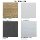 Moderner ausziehbarer Tisch auf 300 cm aus Laminat und Glas, hergestellt in Italien – Tear Viadurini