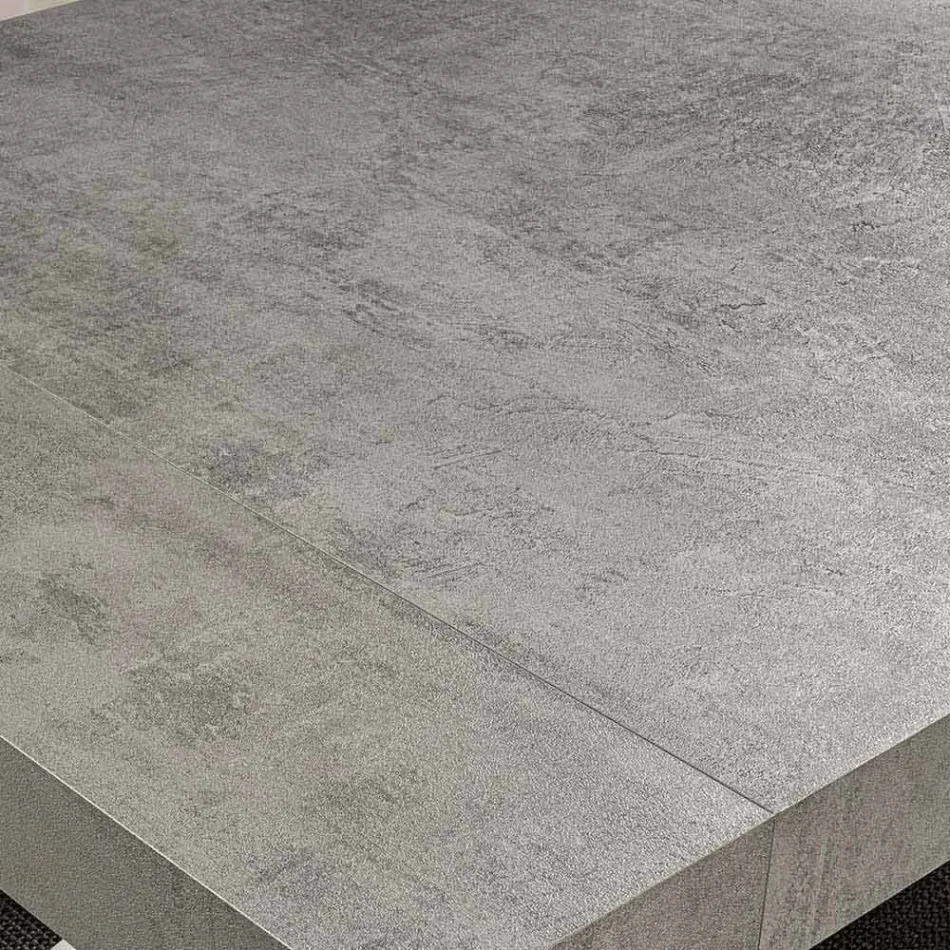 Moderner ausziehbarer Tisch Bis 260/280 cm in Holz und Metall - Teramo Viadurini