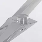 Homemotion Esstisch mit gehärteter Glasplatte - Denda Viadurini