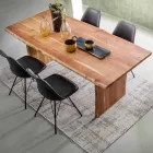 Homemotion Modern Acacia Wood Esstisch - Pinco Viadurini