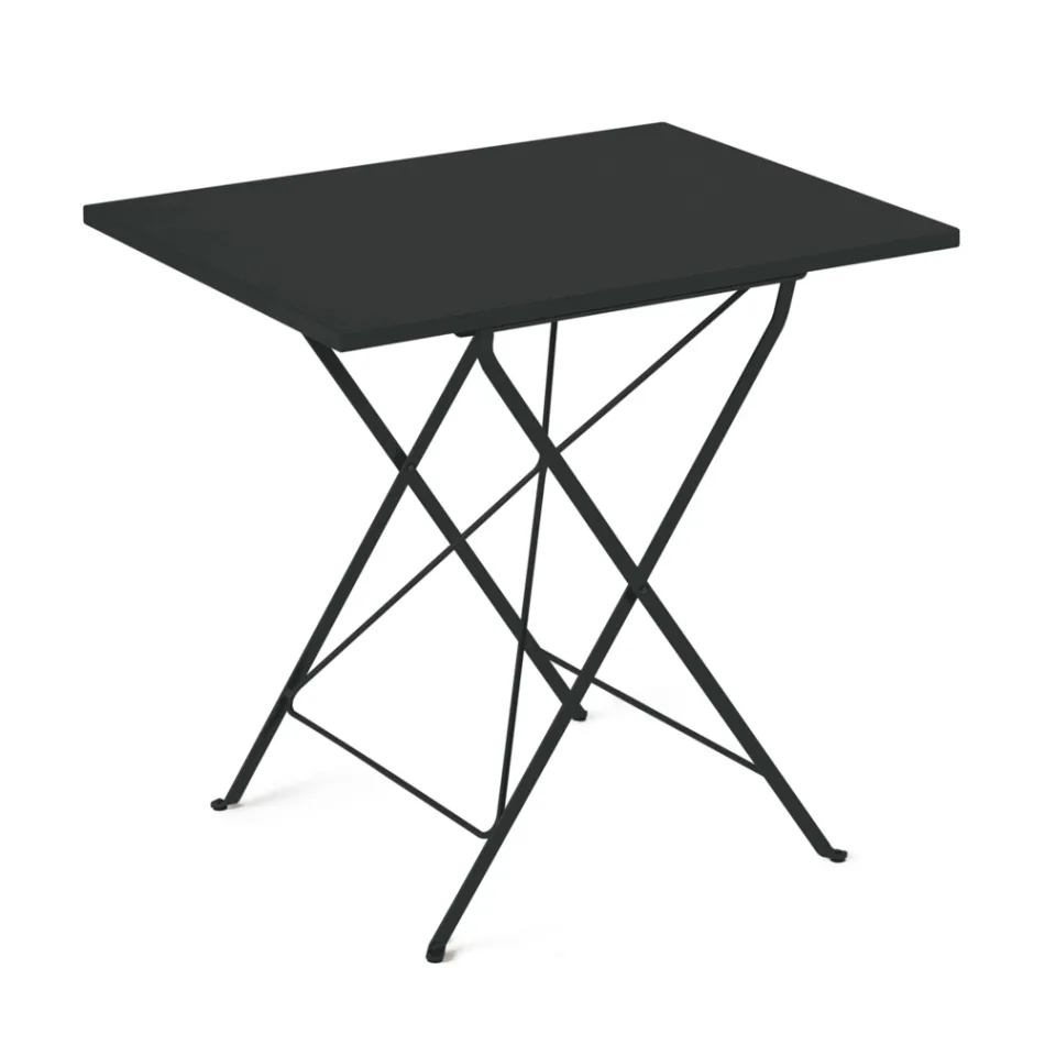Klappbarer Gartentisch aus verzinktem Stahl Made in Italy - Akila Viadurini