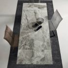 Esstisch ausziehbar auf 240 cm Marmoroptik und Metallstruktur - Yvan Viadurini