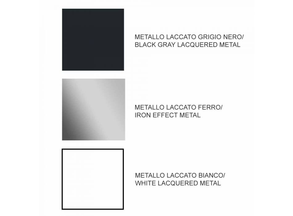 Ausziehbarer Esstisch Bis zu 294 cm in Gres und Metall Made in Italy - Nuzzio