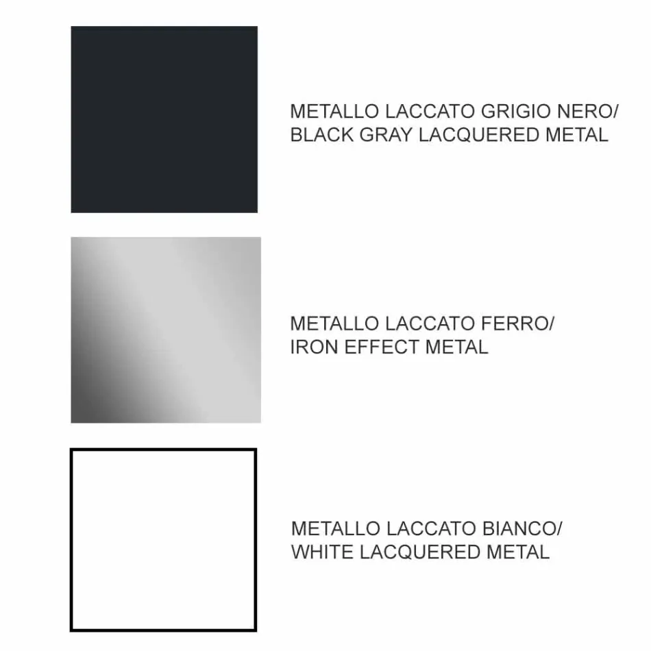 Ausziehbarer Esstisch Bis zu 294 cm in Gres und Metall Made in Italy - Nuzzio Viadurini