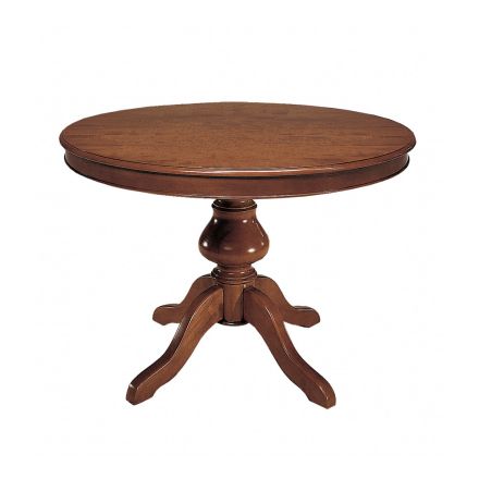 Runder Tisch mit 34 cm Verlängerung, hergestellt in Italien – Tellus Viadurini