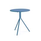 Runder Gartentisch aus verzinktem Stahl Made in Italy - Ralph Viadurini
