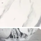 Runder Tisch im klassischen Design mit Platte aus Ø140 und HPL - 19. Jahrhundert von Slide Viadurini