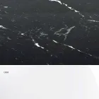 Moderner runder Tisch aus Carrara-Marmor und Marquinia, hergestellt in Italien – Dollars Viadurini