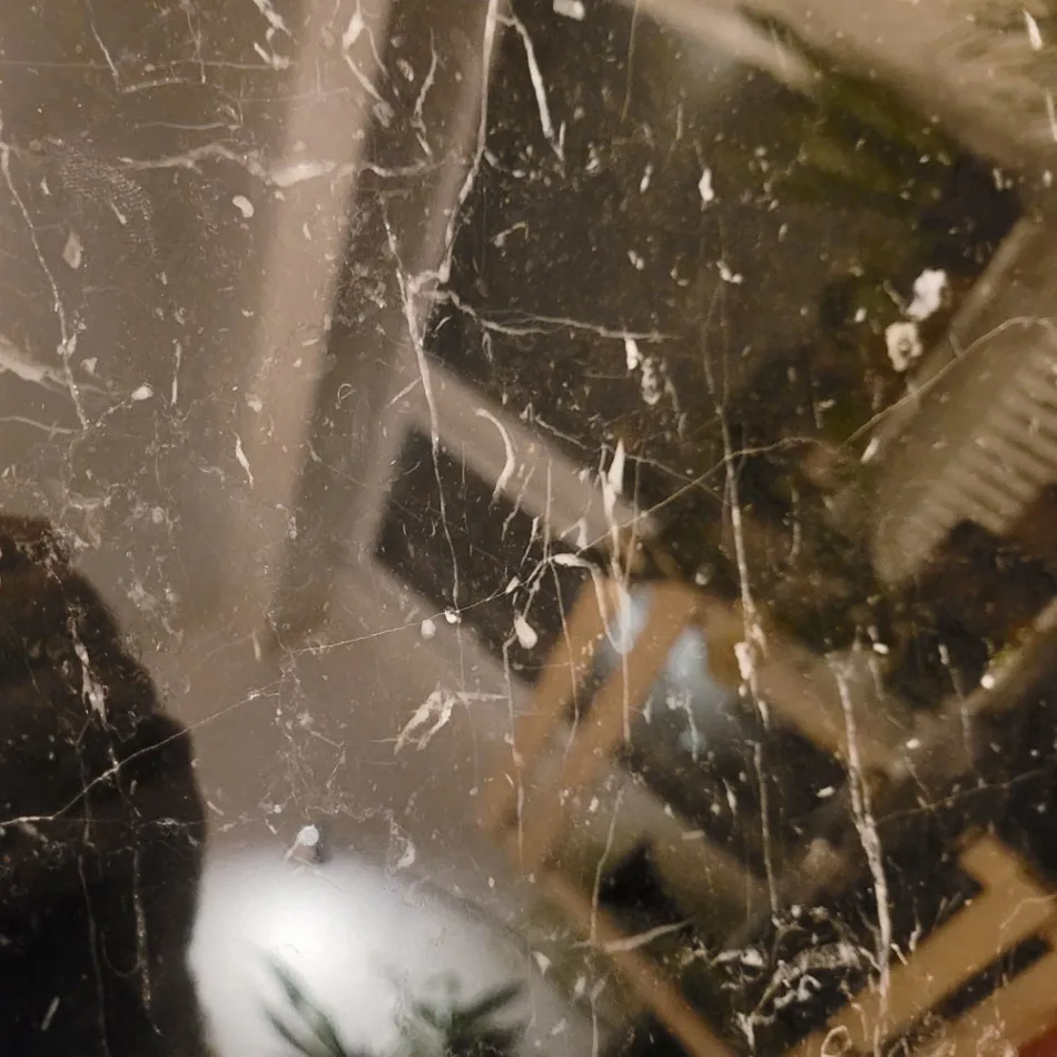 Moderner runder Tisch aus Marquinia-Marmor, hergestellt in Italien – Dollars Viadurini