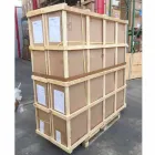 Runder Tisch mit Drehplatte aus Teak und Massivholz für Innen und Außen Viadurini