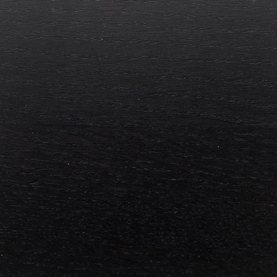 Tulpentisch Eero Saarinen H 73 Oval aus schwarz gebeizter Eiche Made in Italy - Scharlachrot Viadurini