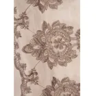 Leichter Leinenvorhang mit Organza und gotischer Stickerei im Luxuszentrum – Marinella Viadurini