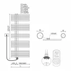 Modernes Design Wand Elektrischer Badezimmerheizkörper bis 700 W - Pfau Viadurini