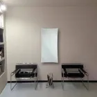 Wand montierte elektrischen Heizkörper in Barry gehärtetem Glas Viadurini