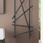 Elektrischer Stahlheizkörper mit runden Rohren Made in Italy - Random Viadurini