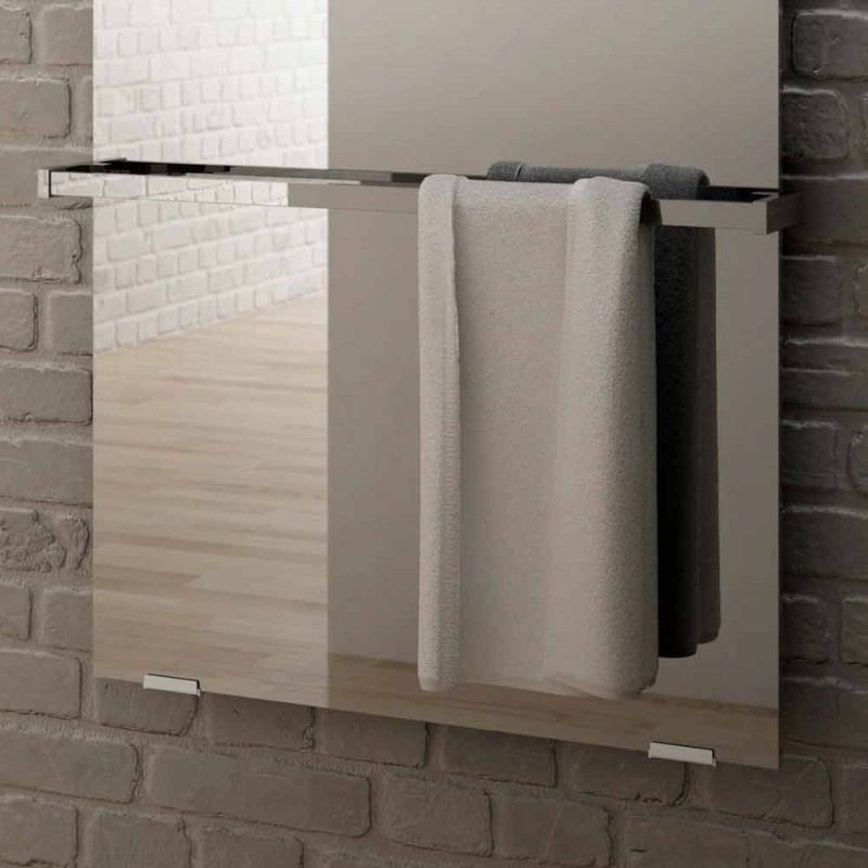 Elektrischer Heizkörper im weißen Glas des Sterndesigns, hergestellt in