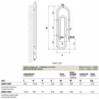 Termoarredo hydraulische Greifer, modernes Design, made in Italy Scirocco H Viadurini