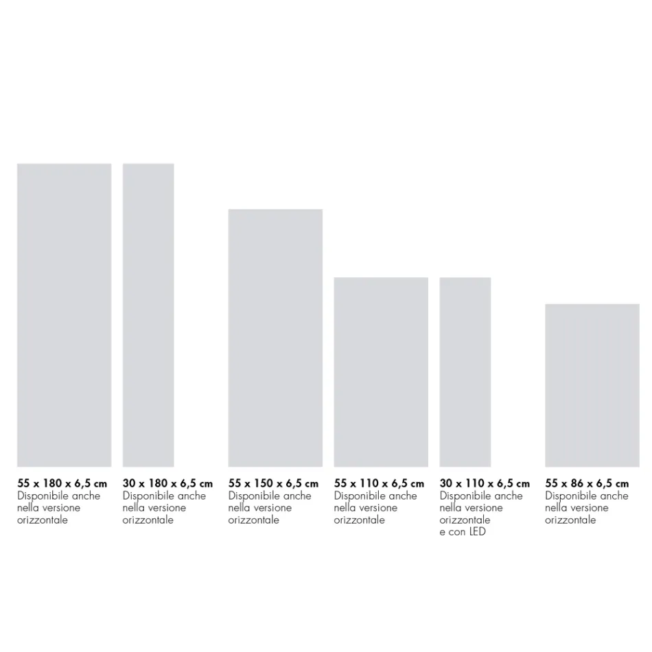 Hybridheizkörper aus italienischem Marmorpulver mit Thermostat – Texturee Viadurini
