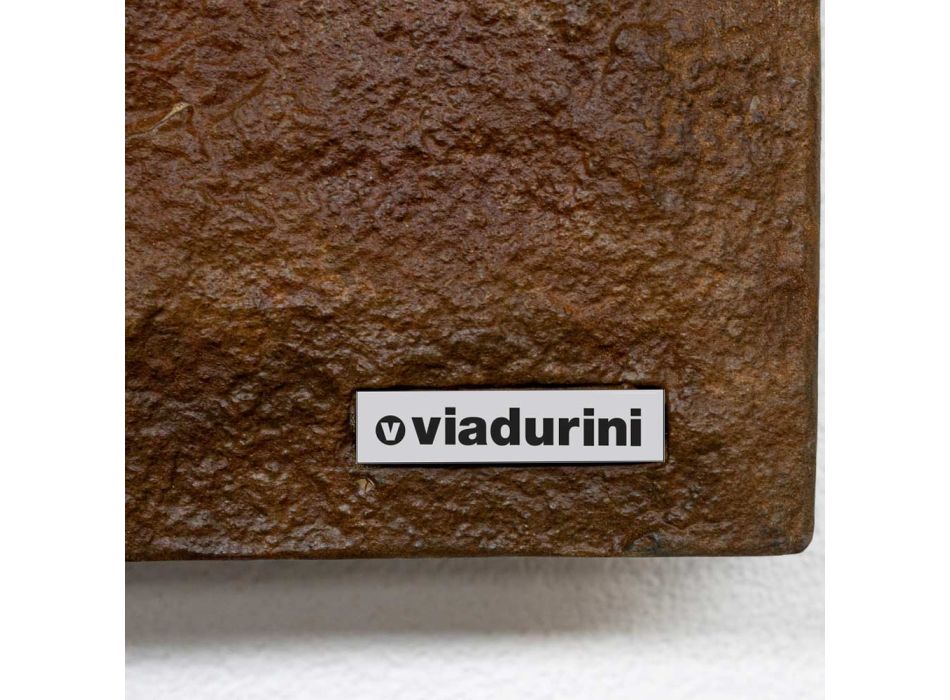 Hybridheizkörper aus italienischem Marmorpulver mit Corten-Effekt – Terraa Viadurini