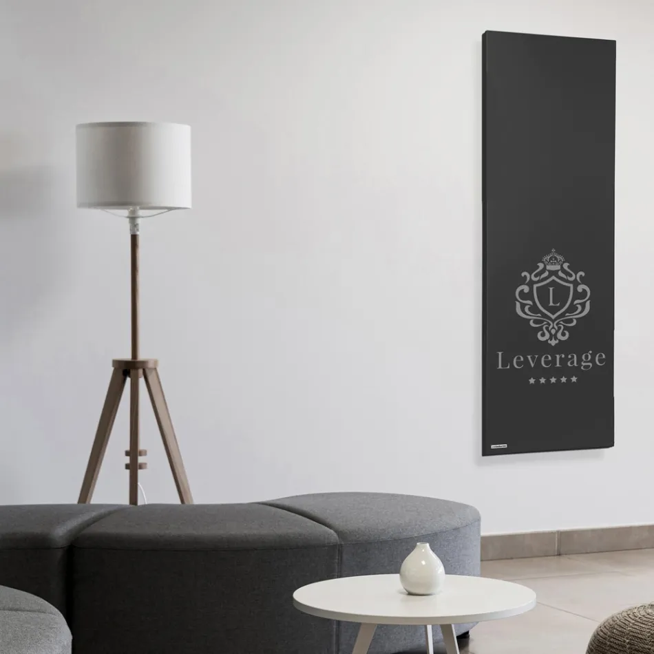 Anpassbarer Hybridheizkörper aus Marmorpulver, hergestellt in Italien – Lineep Viadurini