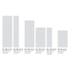 Anpassbarer Hybridheizkörper aus Marmorpulver, hergestellt in Italien – Lineep Viadurini