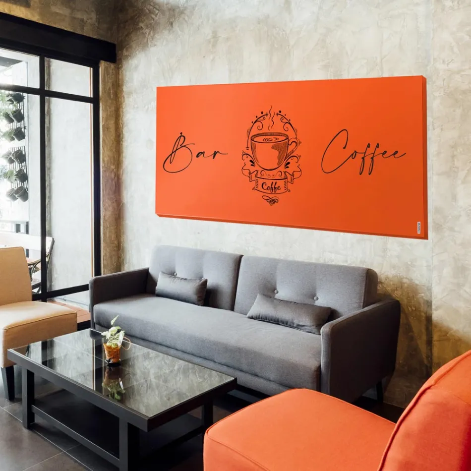 Anpassbarer Hybridheizkörper aus Marmorpulver, hergestellt in Italien – Lineep Viadurini