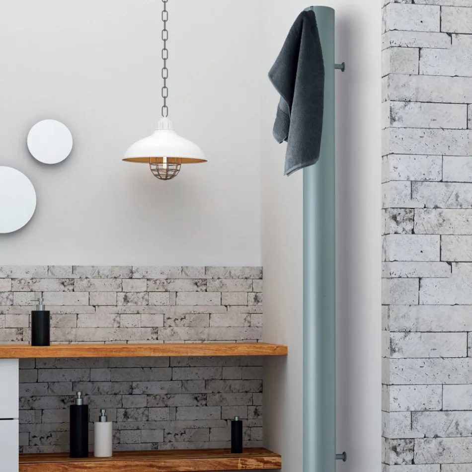 Sanitärheizkörper bestehend aus einem Aluminiumrohr, hergestellt in Italien – Pandoro Viadurini