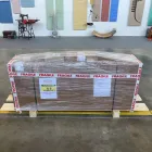 Hydraulischer Heizkörper mit Holzoberfläche aus italienischem Marmorpulver – Wood50 Viadurini