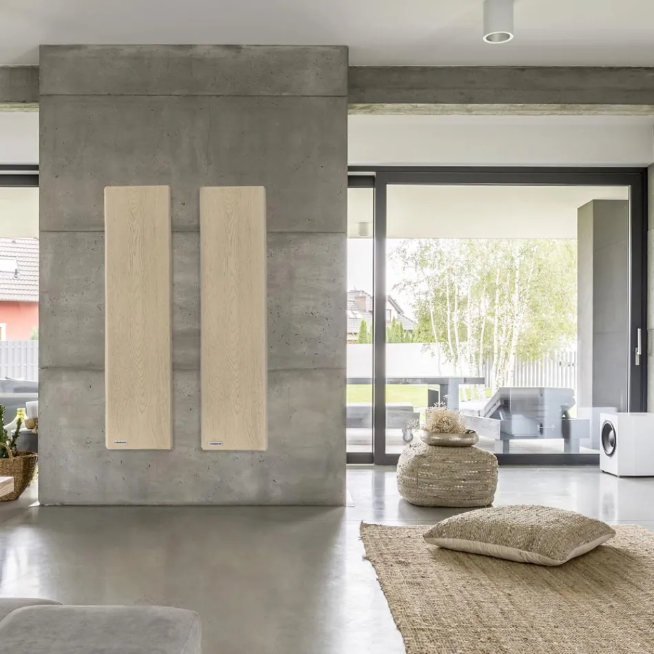 Hydraulischer dekorativer Heizkörper mit italienischem Marmor-Pulver-Finish - Wood50 Viadurini