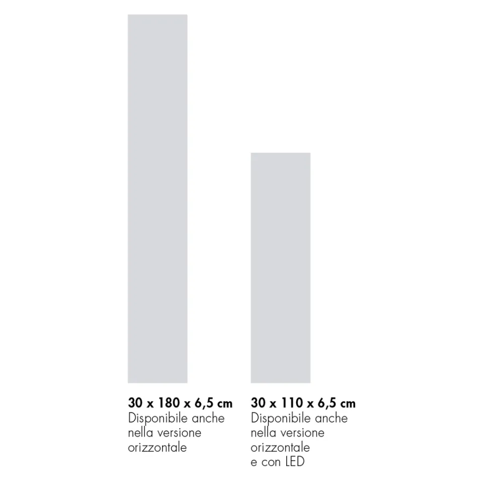 Hydraulischer Heizkörper bis 480 Watt aus italienischem Marmorpulver – Naturae Viadurini
