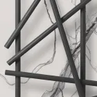 Hydraulischer Stahlheizkörper mit Rundrohren Made in Italy - Random Viadurini