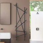 Hydraulischer Stahlheizkörper mit Rundrohren Made in Italy - Random Viadurini