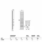 Hydraulische Termoarredo Stahl, Eiche Regale, transporter Scirocco H Viadurini