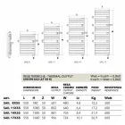 Hydraulik Heizkörper in weiß lackiertem Stahl Sail Scirocco H Viadurini