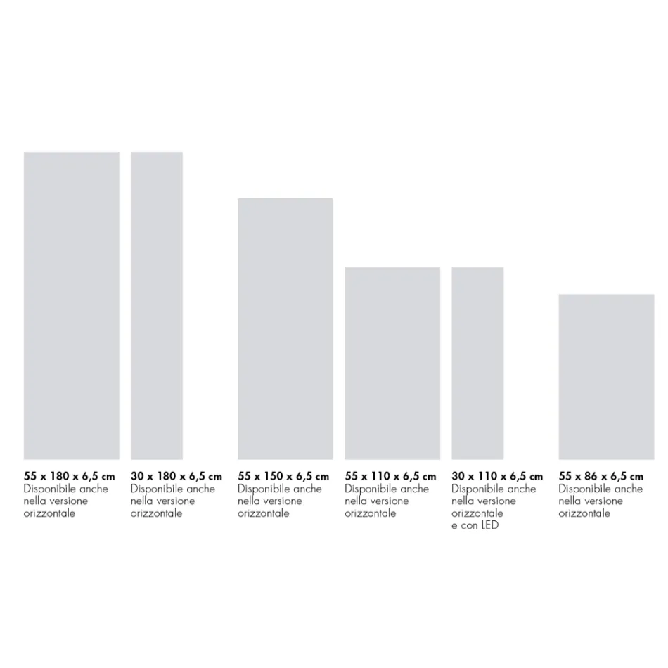 Hydraulischer Heizkörper aus italienischem Marmorpulver bis 1200 Watt – Linien Viadurini