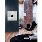 Termoarredo Hydraulik quadratisches Design aus italienischen Platz Scirocco H Viadurini