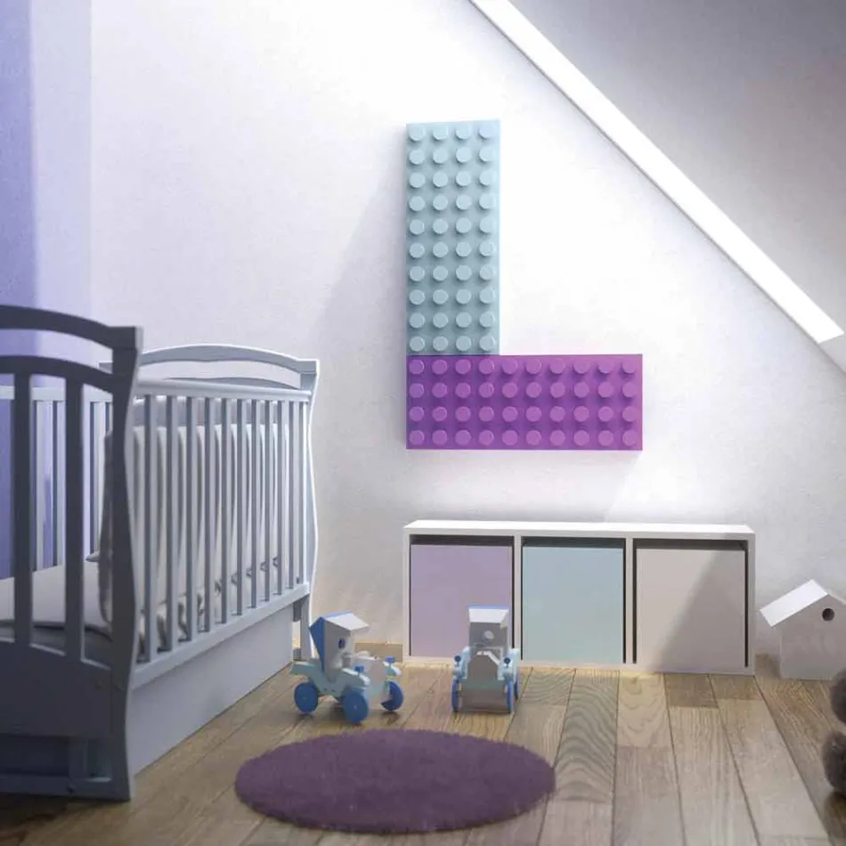 Termoarredo lego Hydraulische modernes Design Brick von Scirocco H Viadurini