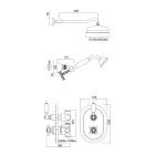 Einbau-Thermostat im Vintage-Design aus Messing, hergestellt in Italien – Elisea Viadurini