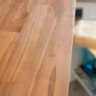 Aufsatzwaschtisch aus Norcia-Streifenteak Viadurini