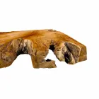 Abgehängte Badezimmerplatte aus massivem Teakholz, Einzelstück - Perfekt Viadurini