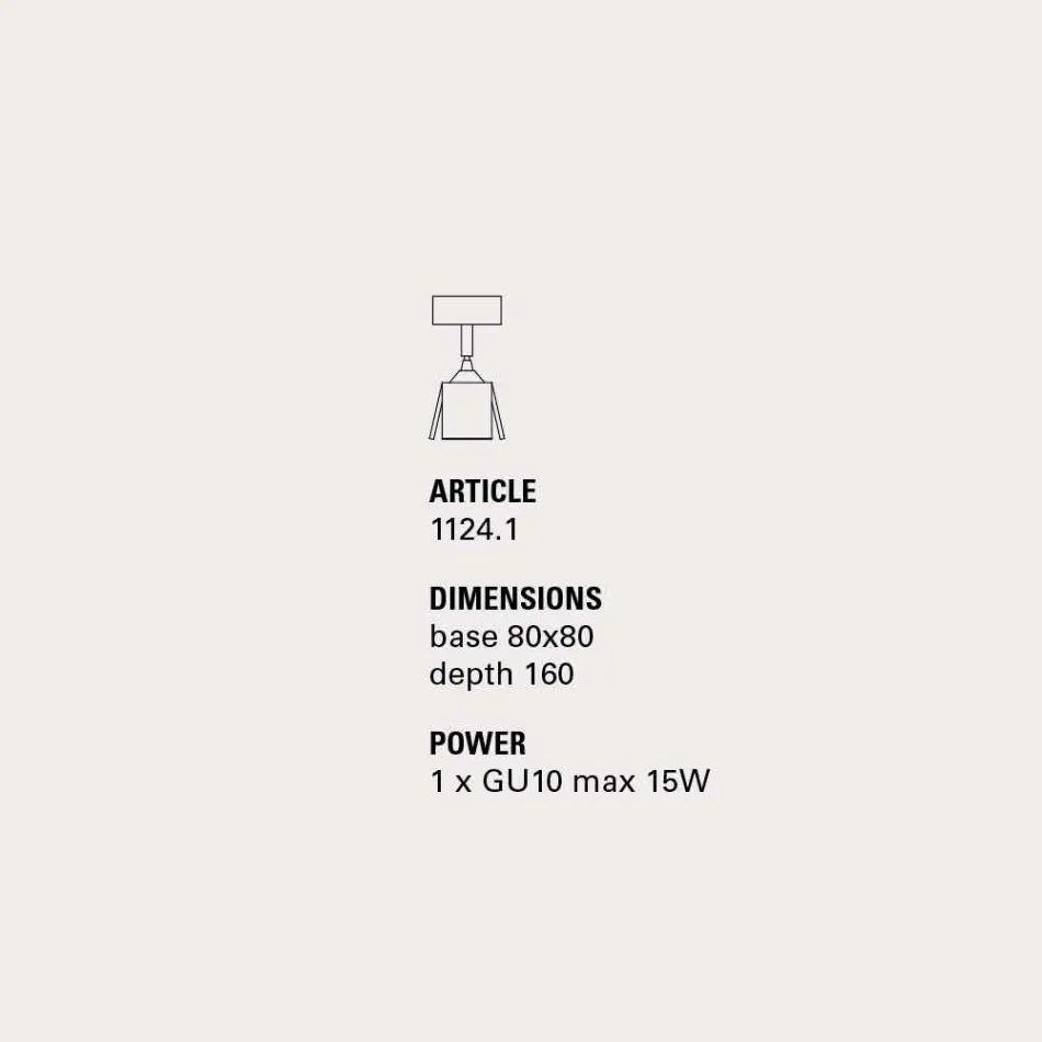 Toscot Piastra Deckenleuchte 1-flammig Made in Toscana Viadurini