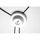 TOSCOT Battersea kleine Rosette Decke in der Toskana gemacht Viadurini