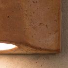 Toscot Lido Terracotta-Wandleuchte für den Innen- und Außenbereich, hergestellt in Italien Viadurini