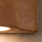 Toscot Lido Terracotta-Wandleuchte für den Innen- und Außenbereich, hergestellt in Italien Viadurini