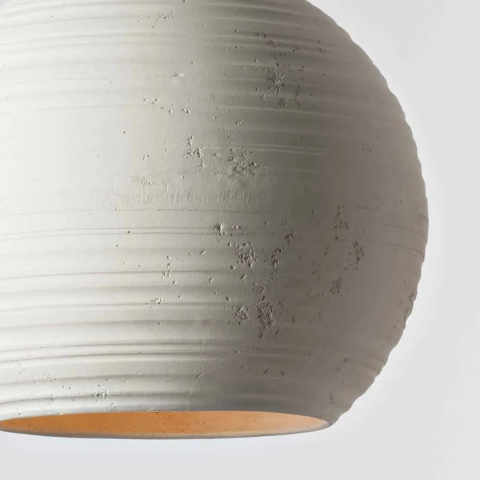 TOSCOT Newton Moderne Pendelleuchte in handgemachten Terracotta Viadurini