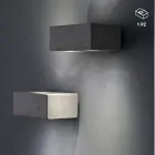 Toscot Smith LED-Gartenwandleuchte aus Terrakotta, hergestellt in der Toskana Viadurini