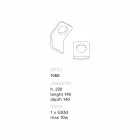 Toscot Vivaldi handgemachte Terrakotta-Wandlampe in Italien Viadurini