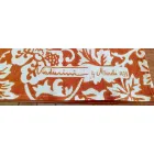 Handbedruckte künstlerische Tischdecke Einzigartiges Stück hochitalienischer Handwerkskunst Viadurini