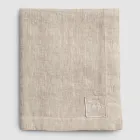 Modulare Tischdecke aus farbigem Leinen mit Knopflöchern und 10 Knöpfen – Mittelmeer Viadurini